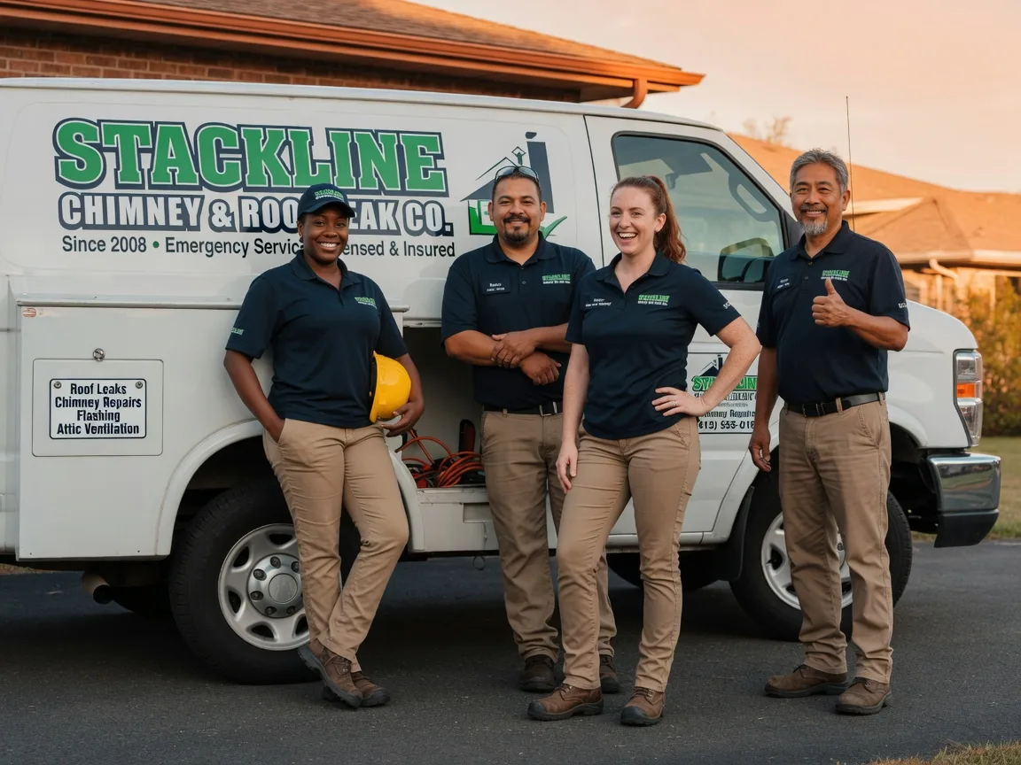 Chimney flashing repair company in Beloit, KS